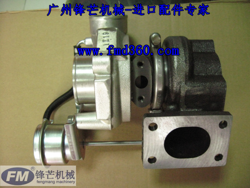 小松PC78UU-6挖掘机S4D95L进口增压器6205-81-8250/49377-01551(图1)