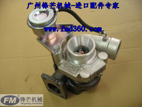 小松PC78UU-6挖掘机S4D95L进口增压器6205-81-8250/49377-01551(图1)