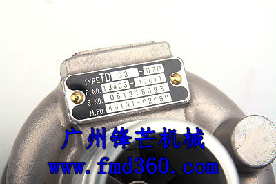 久保田V2403进口增压器1J403-17013(图1)