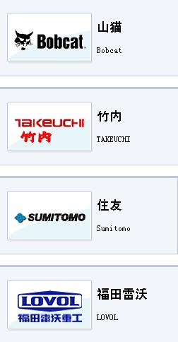 挖掘机的品牌和标志(图4)