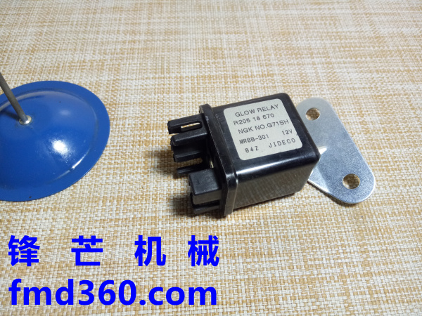 广州锋芒挖机配件进口挖机继电器JIDECO继电器MR8B-301，12V