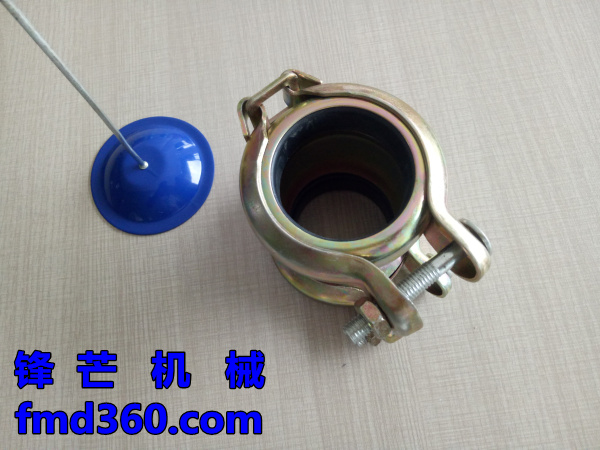 锋芒机械进口挖机配件神钢SK200-6液压油箱散热器接头50MM(图1)
