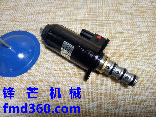 锋芒机械神钢SK200-8安全锁定电磁阀YN35V00050F1，KWE5K-31-G24D(图1)