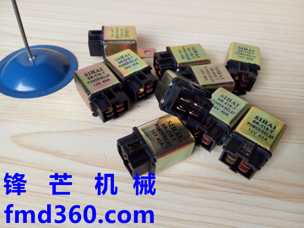 锋芒机械进口挖机配件沃尔沃EC210B继电器SR118T，SR-118-T，12V(图1)
