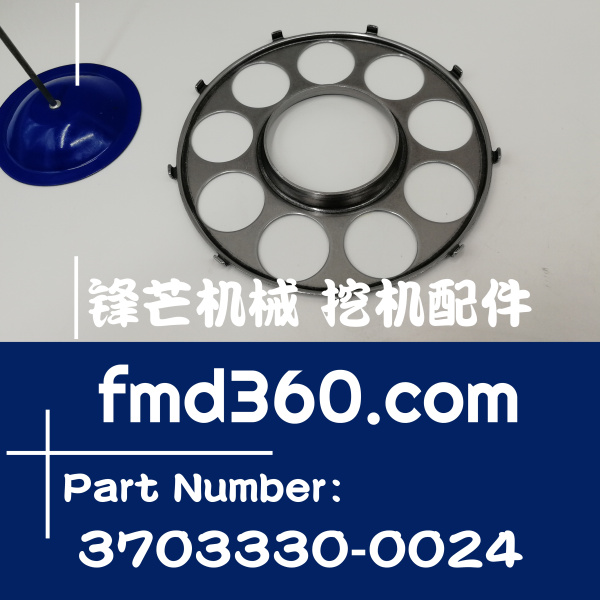 广水市进口挖机配件卡特345D回转马达M5X180弹性九孔压板3703330-(图1)