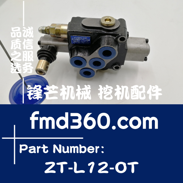 广州进口挖机配件液压分配器多路转向阀液压控制器ZT-L12-OT(图1)
