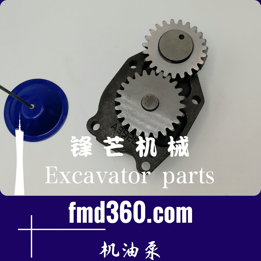 广州叉车优质配件小松6D102高质量机油泵(图1)