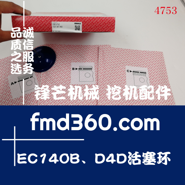 原装进口沃尔沃挖掘机配件EC140B、D4D活塞环