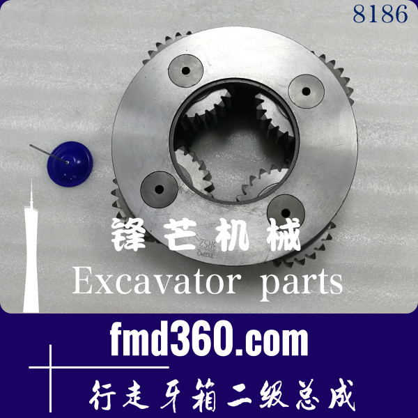 叉车配件现代挖掘机齿轮轴承R320-7行走牙箱二级总成(图1)