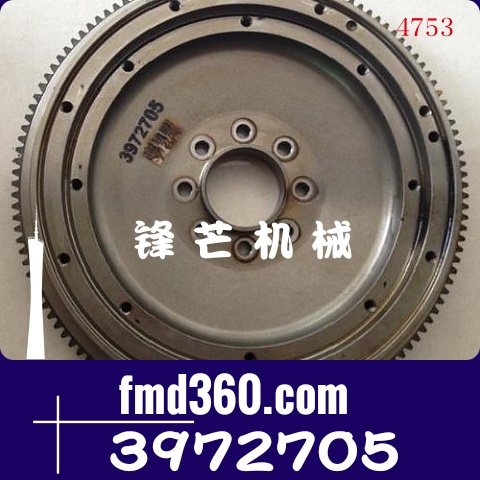挖掘机配件大全康明斯发动机配件QSB5.9飞轮3972705(图1)