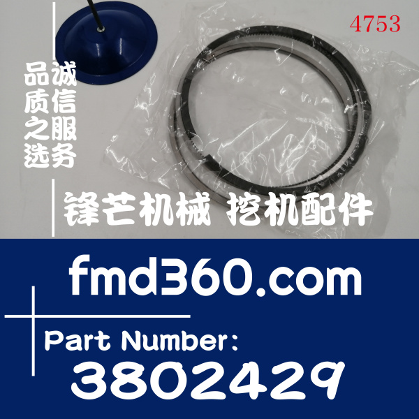 挖掘机发动机件现代R320-7挖机6CT8.3活塞环3802429(图1)