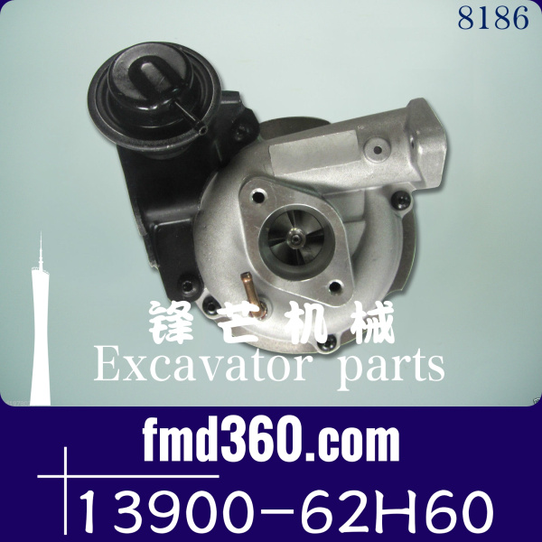 RHF3五十铃发动机零件F6A增压器13900-62H60，VZ45(图1)