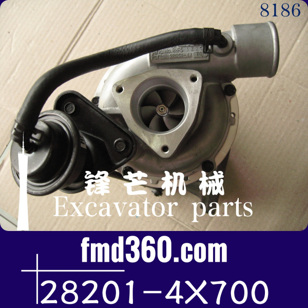 勾机配件HF5-2B现代特拉卡维修J3CR增压器28201-4X700(图1)