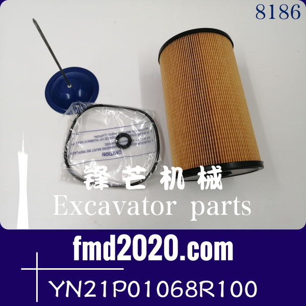 神钢挖机保养SK200-8，J05E柴油粗滤YN21P01068R100(图1)