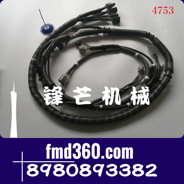 日立挖掘机配件ZX470-3，ZX870-3电喷电控6WG1发动机线束89808933(图1)
