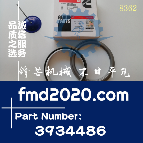 正面吊发动机大修康明斯QSB6.7曲后油封3934486