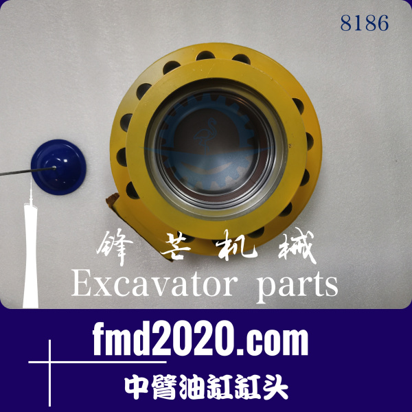 供应外贸出口钻采机械配件挖掘机配件现代R220LC-9S中臂油缸缸头(图1)