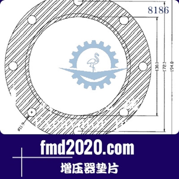 工程自卸车配件锋芒机械供应3K增压器K36增压器垫片(图1)