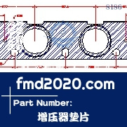 非公路自卸车配件锋芒机械供应K03增压器垫片