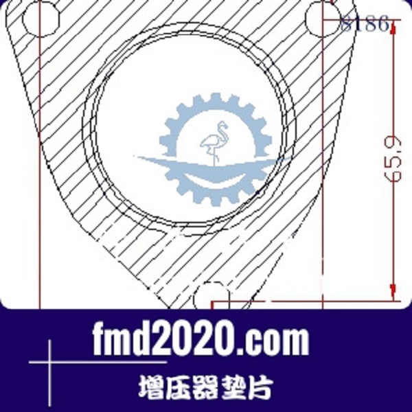 吊车零件锋芒机械供应GARRETT盖瑞特GT15P增压器垫片