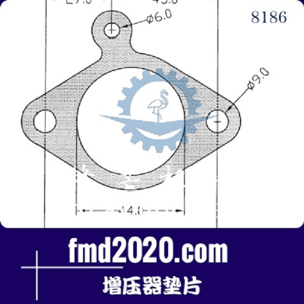 铲运机零件锋芒机械供应GT15，GT17V，GT18V，RHF4增压器垫片(图1)