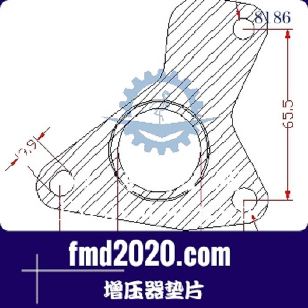 叉装车配件锋芒机械供应3K增压器KP39增压器垫片(图1)