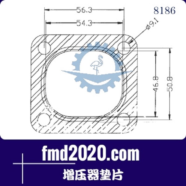 挖掘机零件锋芒机械供应GT17V，K14，TFO35增压器垫片