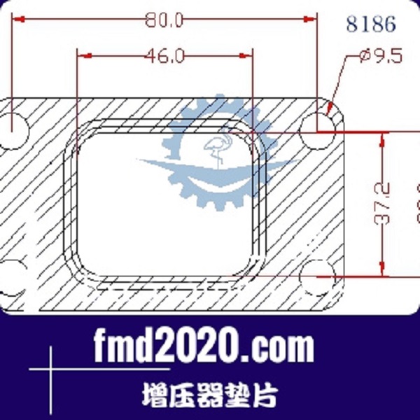 挖掘机配件推土机零件锋芒机械供应GT22增压器垫片