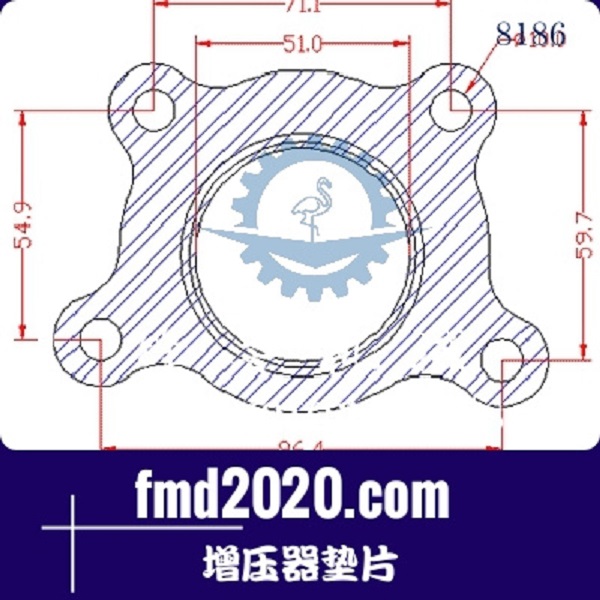 推土机零件锋芒机械供应GARRETT盖瑞特GT17V增压器垫片