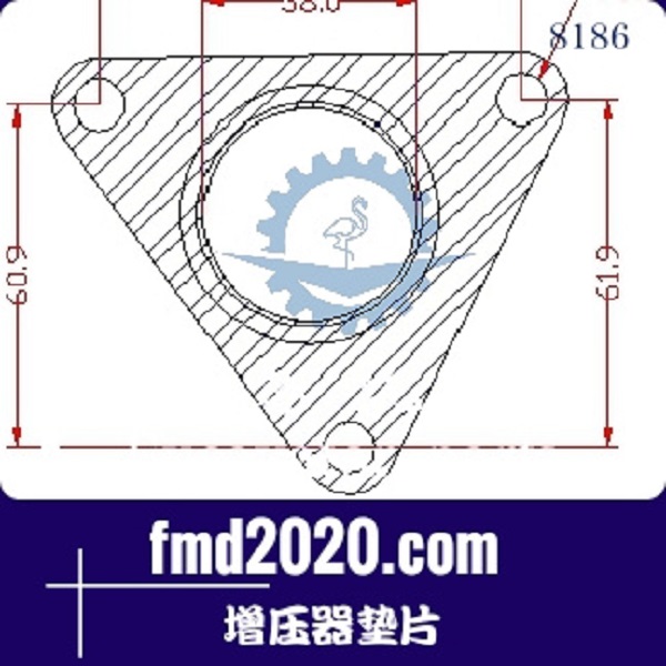 空压机配件双钢压路机零件锋芒机械供应GT20V增压器垫片