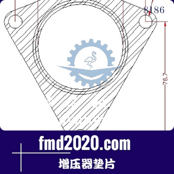 工程机械起重机零件锋芒机械供应GT22V增压器垫片