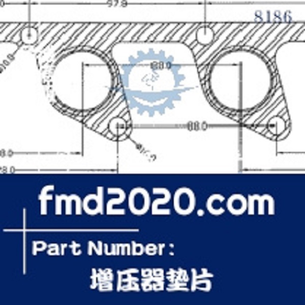 破碎锤零件锋芒机械供应GARRETT盖瑞特GT17V增压器垫片(图1)