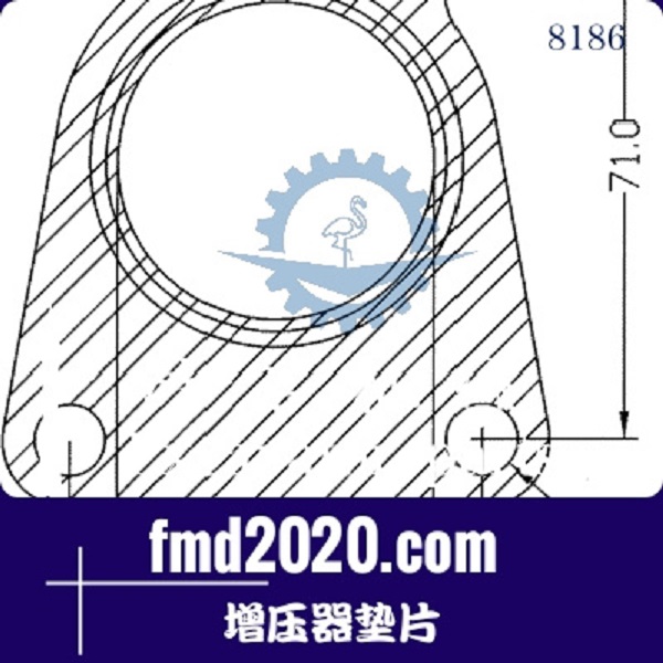 履带挖掘机零件锋芒机械供应GARRETT盖瑞特GT17V增压器垫片