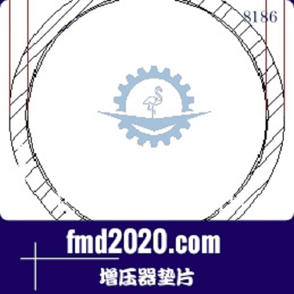 工程机械履带起重机零件锋芒机械供应GT20V增压器垫片(图1)