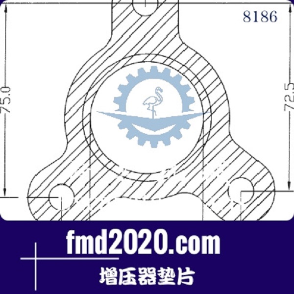 轮式装载机零件锋芒机械供应GARRETT盖瑞特GT17V，GT18V增压器垫(图1)