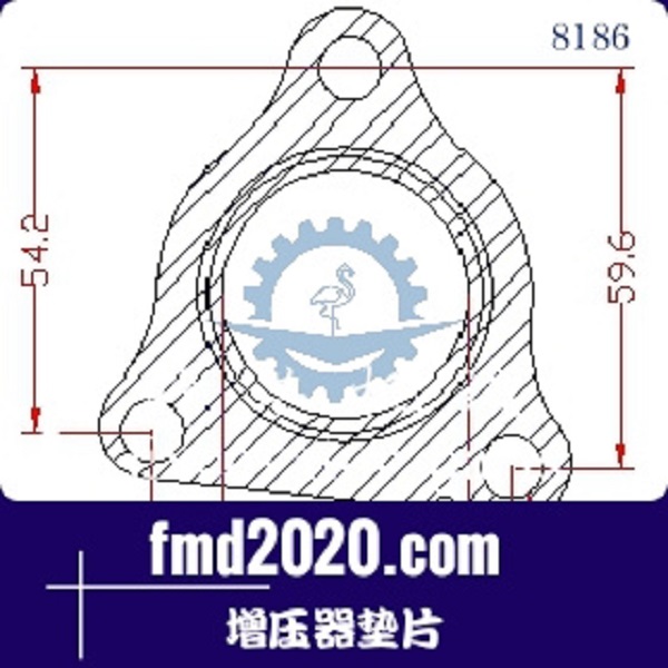 两头忙机械零件锋芒机械供应GARRETT盖瑞特GT17V增压器垫片(图1)