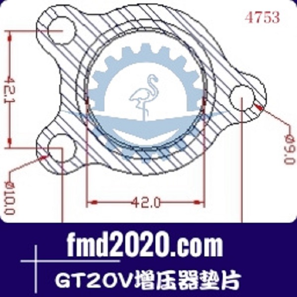 工程机械矿用卡车零件锋芒机械供应GT20V增压器垫片