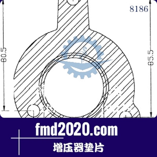 发动机零件矿用卡车零件锋芒机械供应GT18V增压器垫片(图1)