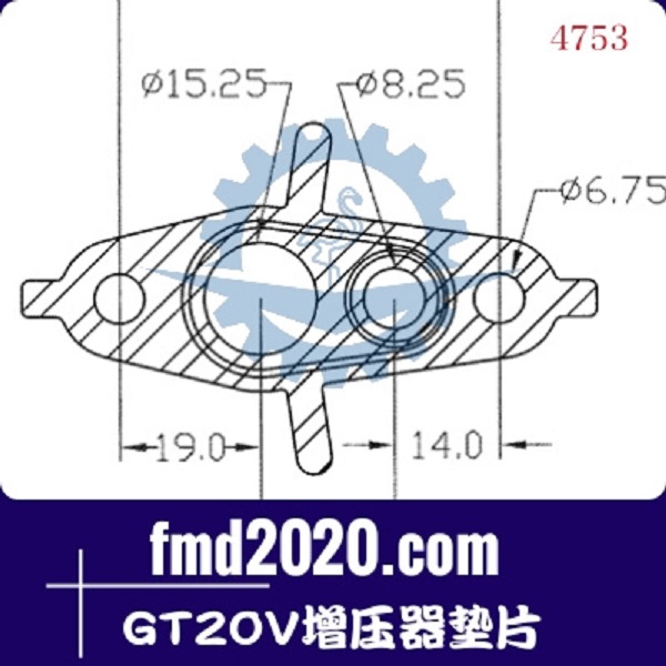 矿用卡车零件锋芒机械供应GT18V，GT20V增压器垫片