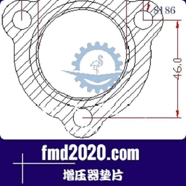 掘进机零件锋芒机械供应GARRETT盖瑞特GT17V增压器垫片(图1)