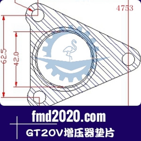 搅拌运输机零件锋芒机械供应GT20V增压器垫片