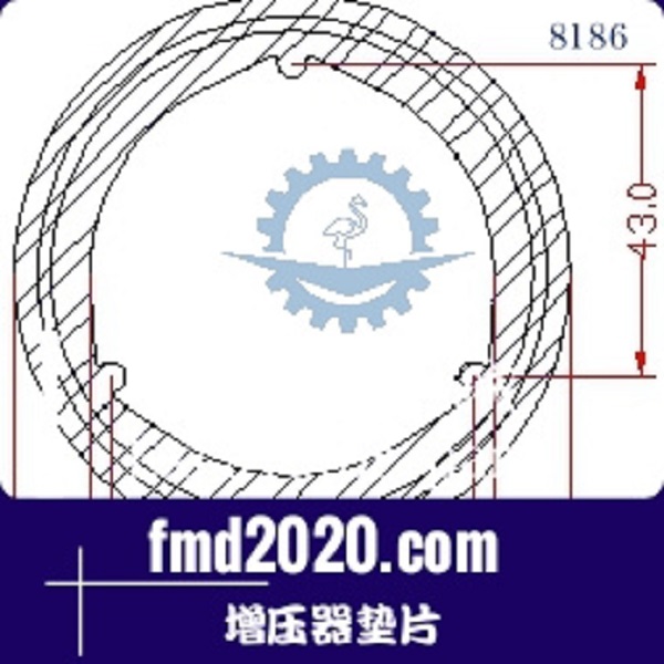 搅拌运输车零件锋芒机械供应GARRETT盖瑞特GT17V增压器垫片