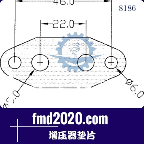 滑移装载机零件锋芒机械供应GT20V，TF35增压器垫片(图1)