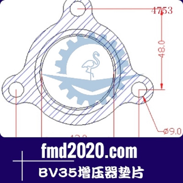 工程机械锋芒机械供应增压器垫片3K，BV35增压器垫片