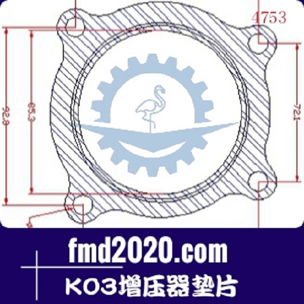 广州锋芒机械供应汽配配件3K增压器垫片K03增压器垫片