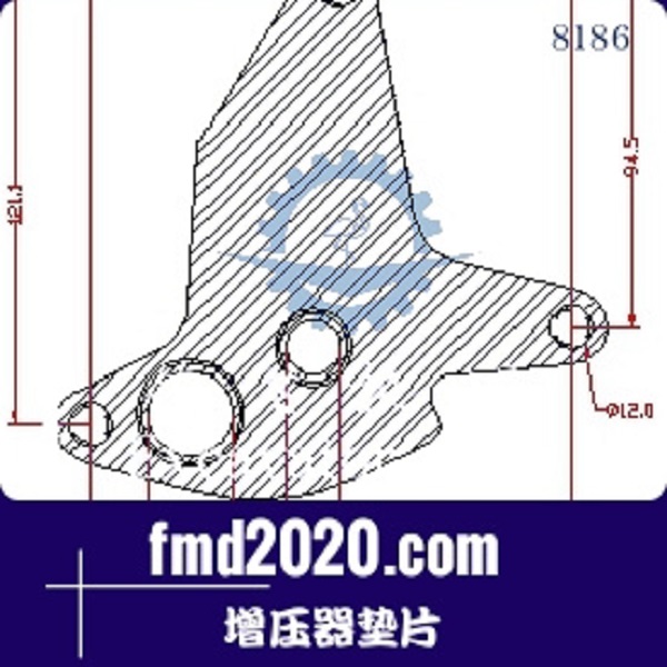 非公路自卸车零件锋芒机械供应GARRETT盖瑞特GT17V增压器垫片