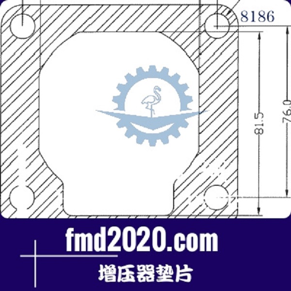 吊管机零件锋芒机械供应GARRETT盖瑞特GT17V，GT20增压器垫片(图1)