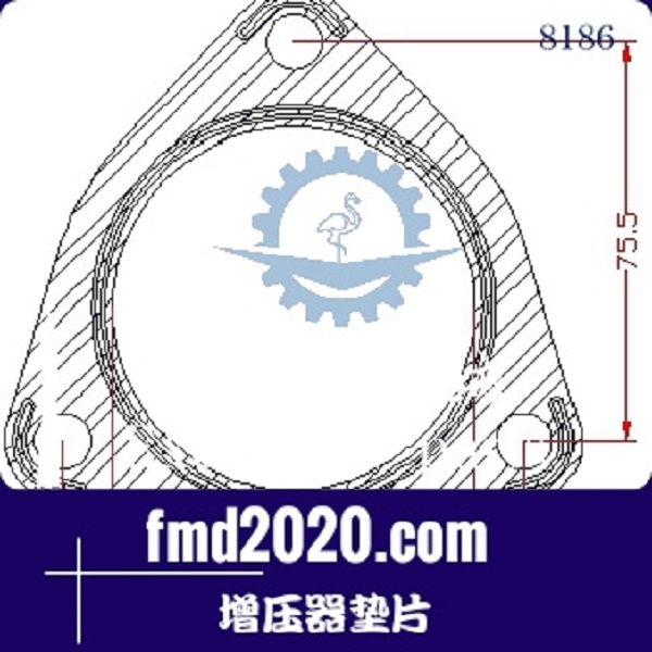 单钢振动压路机零件锋芒机械供应GT20V增压器垫片