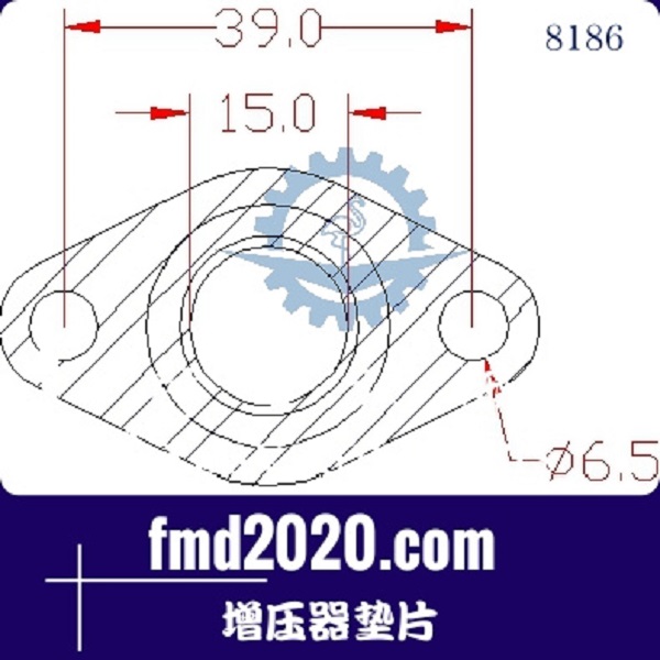 叉车配件锋芒机械供应3K增压器K31增压器垫片(图1)