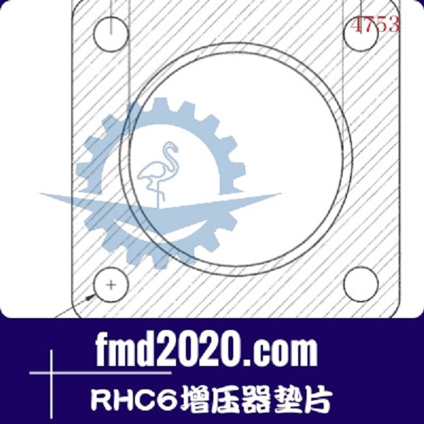 挖掘机配件锋芒机械供应V4HD，RHC6增压器垫片